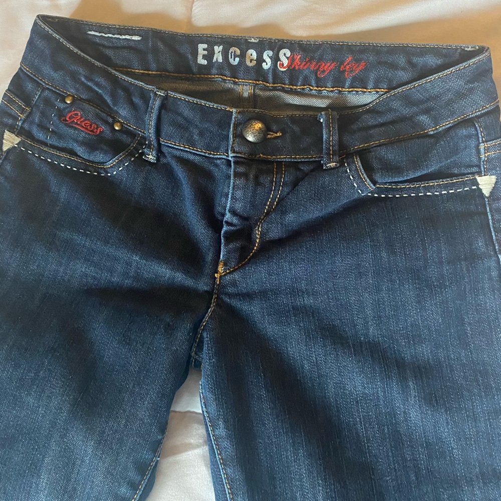 Vintage low rise bootcut guess jeans